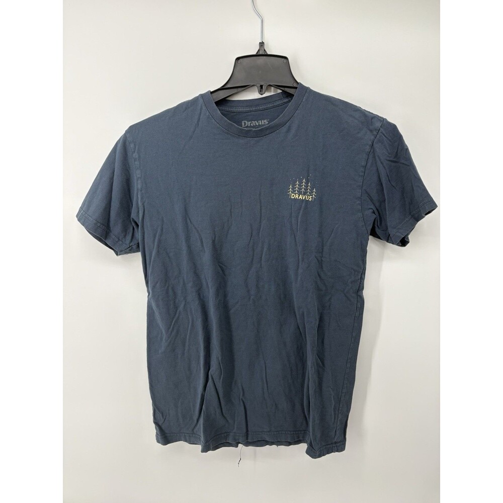 Dravus Men’s Graphic Short Sleeve T-Shirt Adventure Awaits Blue Size Medium